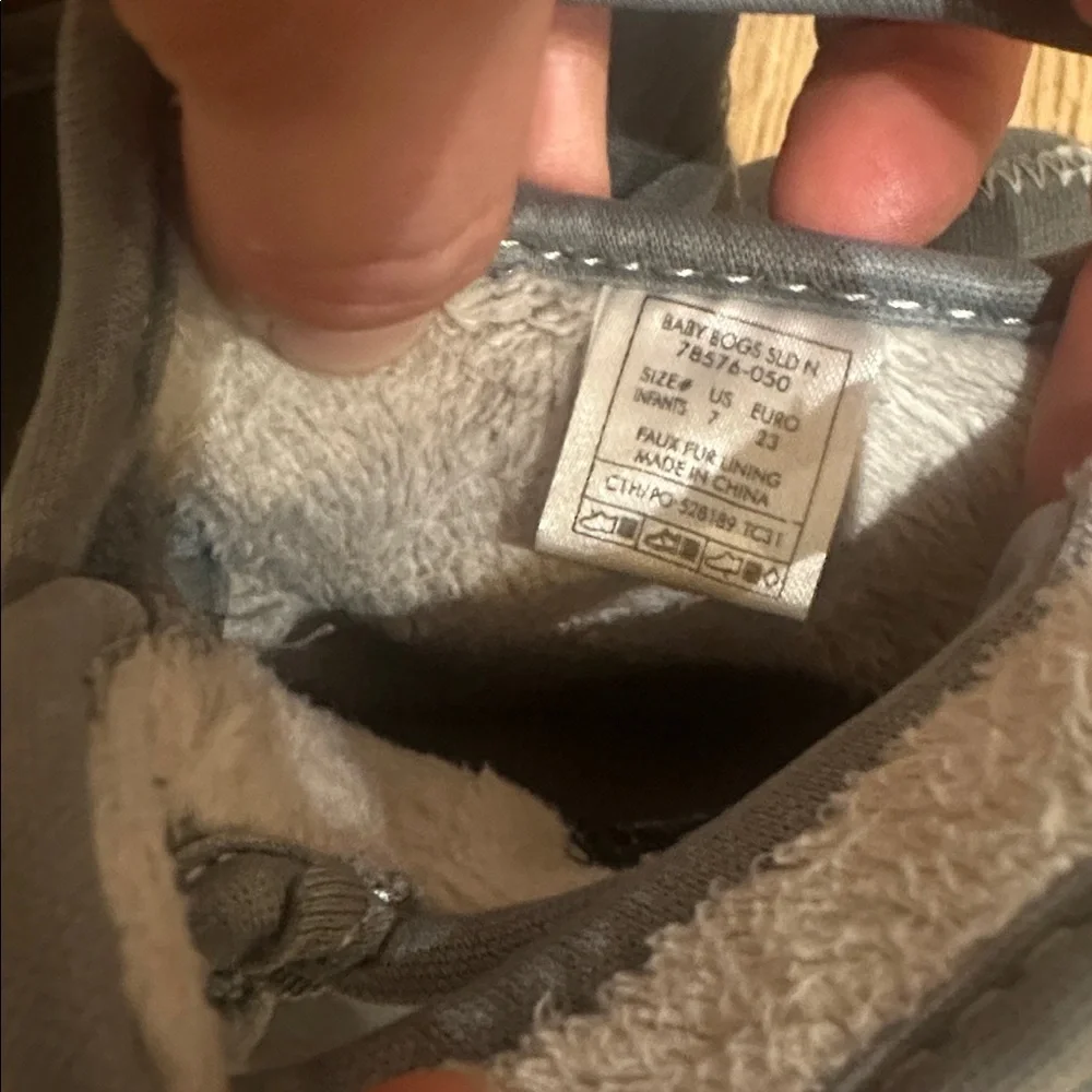 Bogs Gray Kids Boots toddler 7